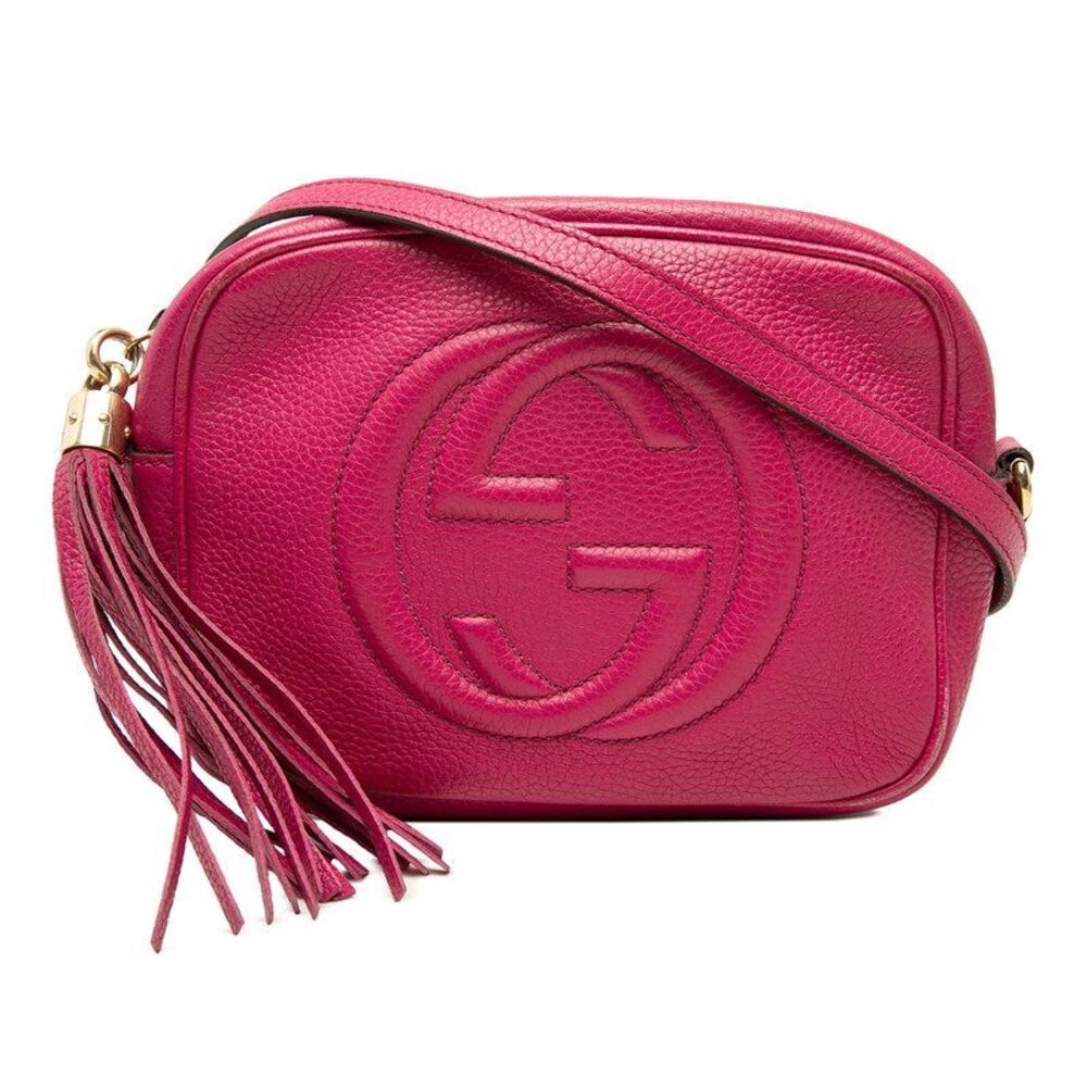 Gucci Interlocking G Soho Leather Shoulder Bag
